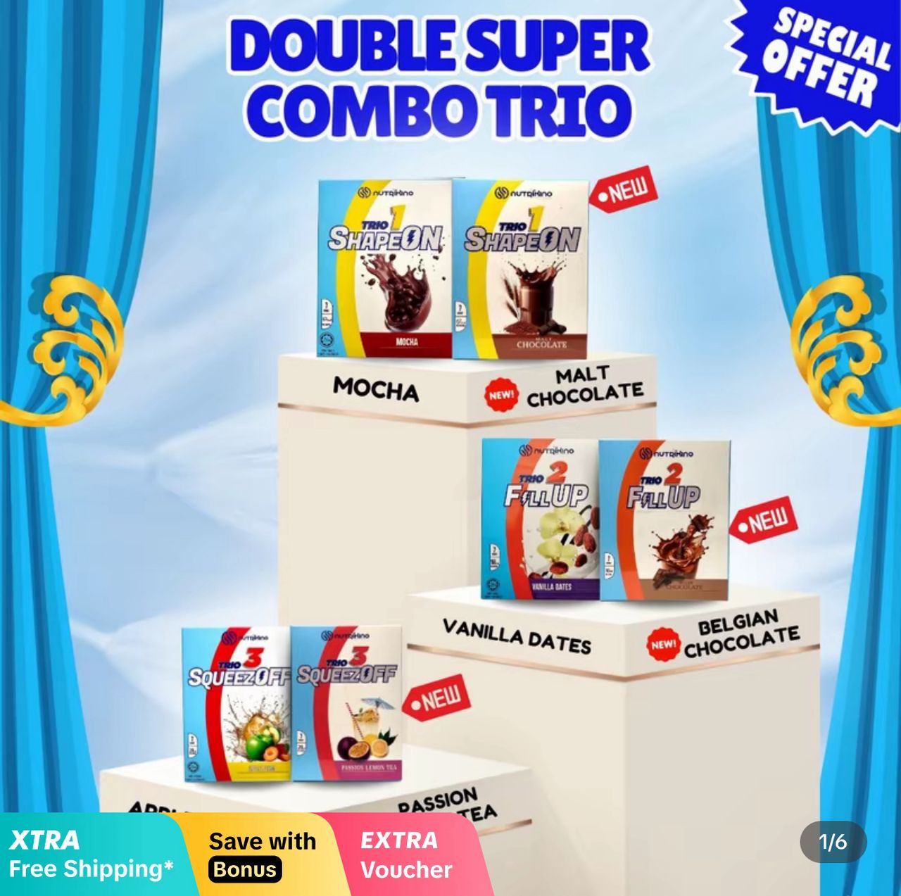 Double Super Combo Trio